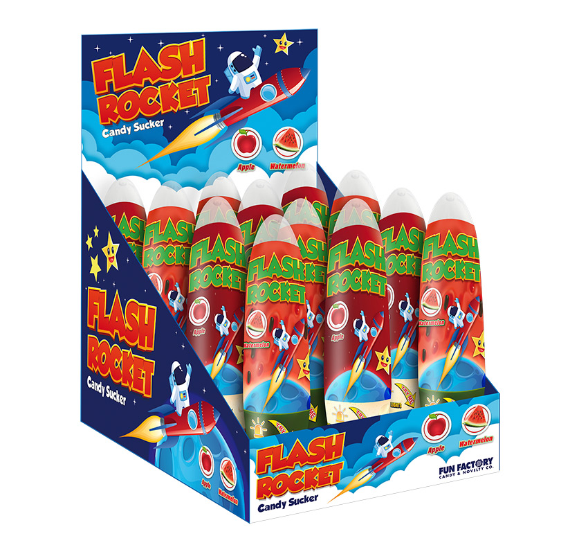 Flash Rocket Candy Display