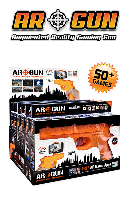 Augmented Reality Gaming Gun PDQ Display