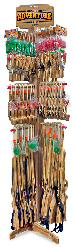 Outdoor Adventure Rack Rubber Band Toy Display