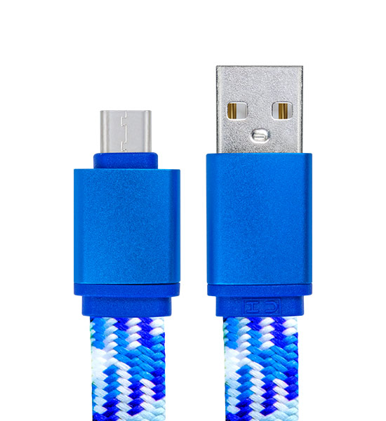 HookUps Micro USB Nylon Braided Cable