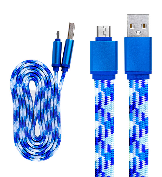 HookUps Nylon Braided Micro USB Charging Cable