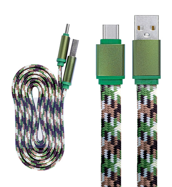 HookUps Nylon Braided Type-C Charging Cable