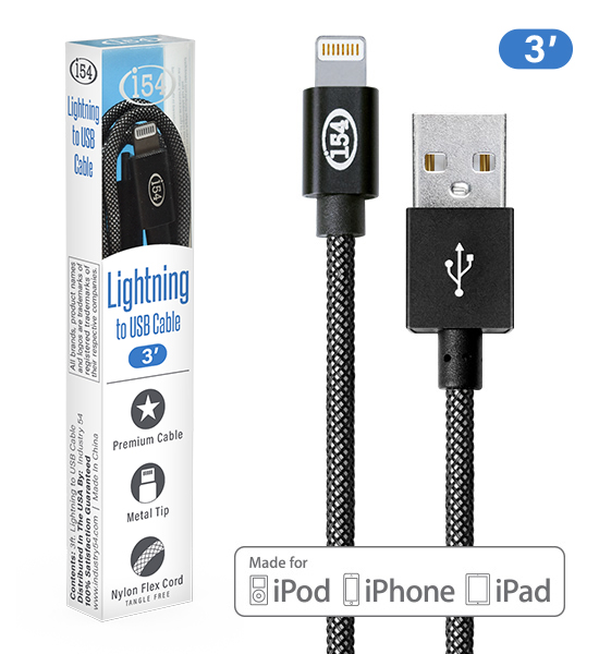 Lightning to USB MFI Cable