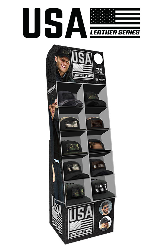 USA Leather Hats